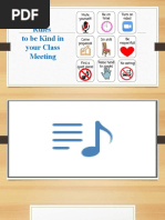 Rules To Be Kind in Your Class Meeting