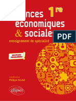 Spécialité Sciences Économiques Et Sociales - Première - Nouveau