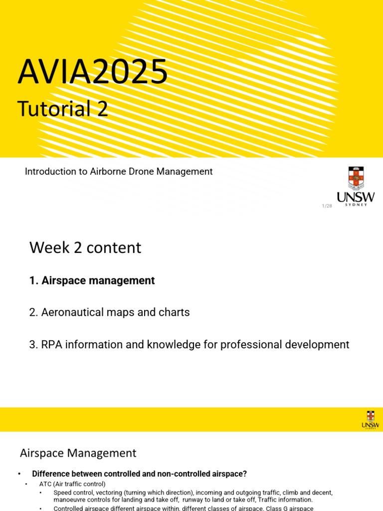 AVIA2025 Tutorial 2 PDF Instrument Flight Rules Unmanned Aerial