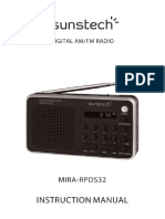 Manual Sunstech Radio