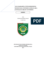 Analisis Data Mahasiswa Untuk Mendukung Strategi Promosi Pada Universitas Medan Area Menggunakan K-Means Clustering