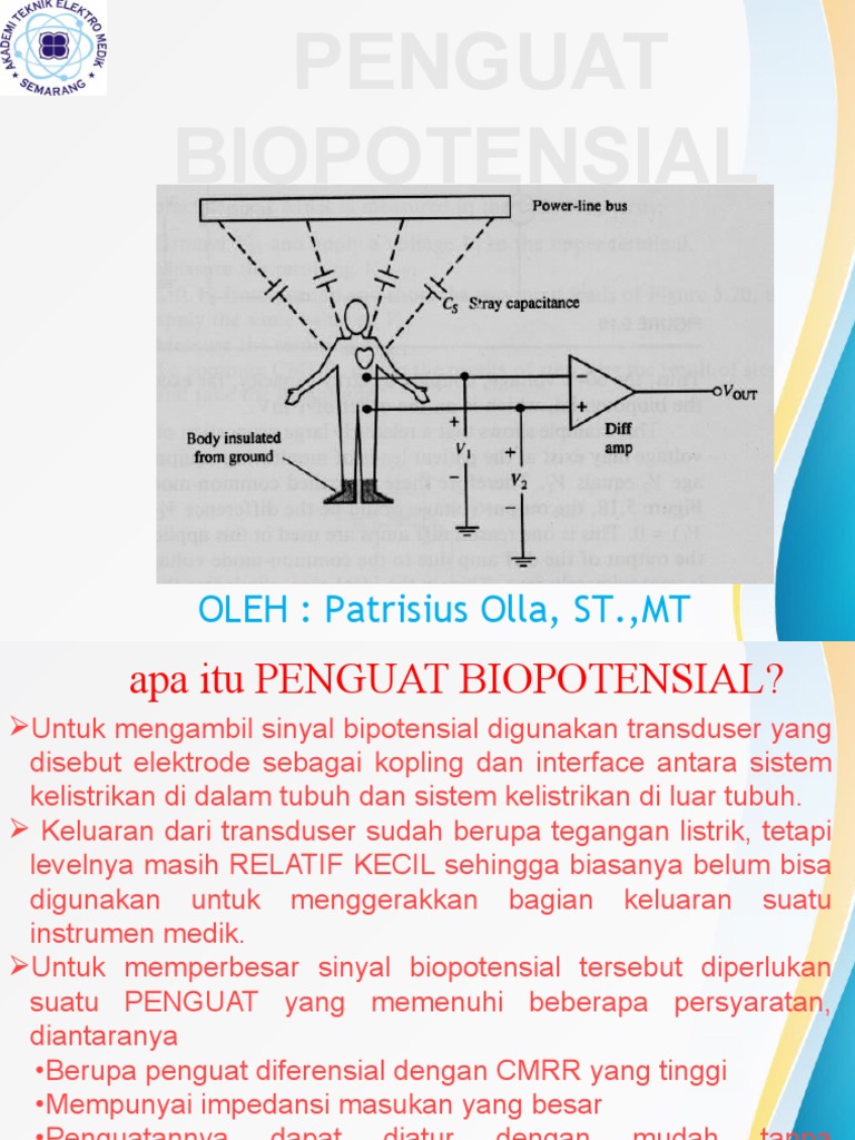 Penguat Biopotensial dan Fungsinya | PDF