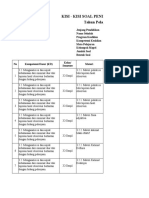 Kisi-Kisi PAS 2122 Bahasa Indonesia Kelas X