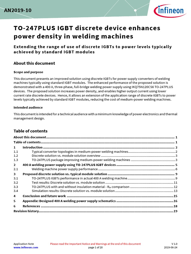 TO-247PLUS IGBT Discrete Device Enhances Power Density in Welding ...