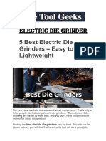 Electric Die Grinder