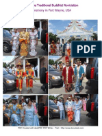 Burmese Traditional Buddhist Noviciation