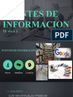 Tema # 3 Fuentes de Informacion