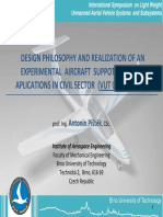 Design Philosophy and Realization of An Experimental Aircraft Suppotrting Uav Aplications in Civil Sector (Vut 001 Marabu)