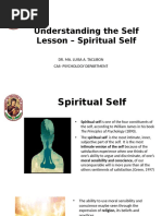 Understanding The Self Lesson Spiritual Self