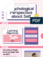 Psychological Perspective of The Self