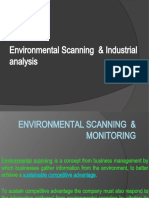 Environmental Scanning and Industrial Analysis