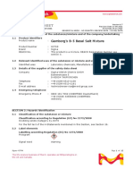 Safety Data Sheet: Gamborg's B-5 Basal Salt Mixture