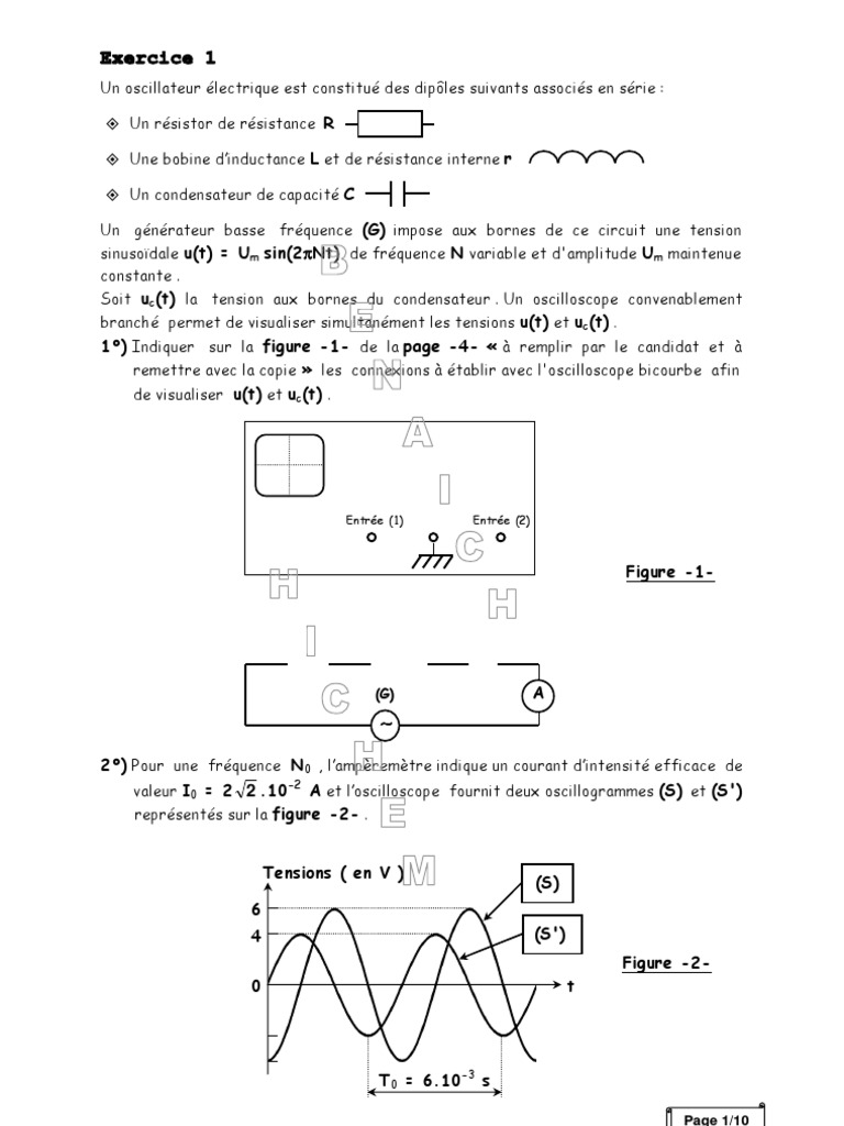 La Tension électrique 4ème Exercices Corrigés