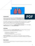 Asthma: Chronic Inflammation of The Airways. The Hyper-Responsive Airways Typical of Asthma