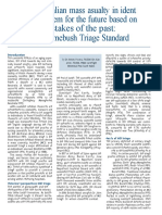 An Australian Mass Asualty in Ident Triage System For The Future Based On Mistakes of The Past: The Komebush Triage Standard