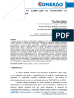 113 A INFLUÊNCIA DA ALIMENTAÇÃO NO TRANSTORNO DO ESPECTRO AUTISTA. Pág. B 1072 1080