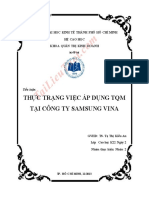 Tiểu Luận - Thực Trạng Việc Áp Dụng TQM Tại Công Ty SAMSUNG VINA (Download Tai Tailieutuoi.com)