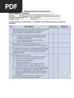 For HEI Applying For Initial Permit or Recognition, The Following Documents Should Be Submitted: With W/O