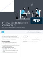 Swift Digital Internal Communications Brief Template