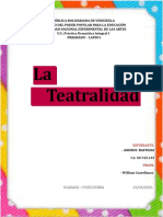 La Teatralidad