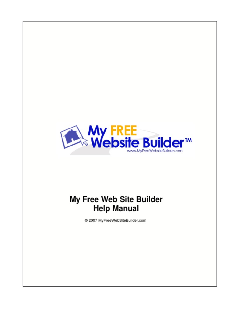 My Free Website Builder | PDF