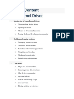 Linux Kernel Driver