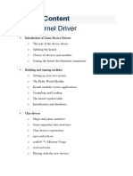 Linux Kernel Driver(1)
