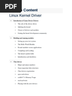 Linux Kernel Driver(1)