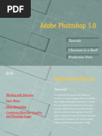 Adobe Photoshop 5.0: Tutorials Classroom in A Book Production Notes