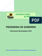 LV-Programa de Gobierno