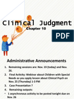 Clinical Judgment