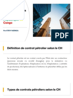 Caractéristiques Des Contrats Pétroliers en RC PDF