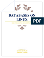 Databases On Linux: Linux Fundamentals and Admiistration