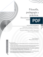 Espinel & Heredia - Filosofía, Pedagogía y Práctica (Art. Pedagogía y Saberes 47)