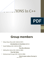 Functions in C++