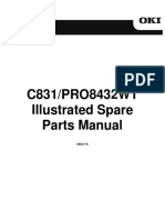 C831/PRO8432WT Illustrated Spare Parts Manual