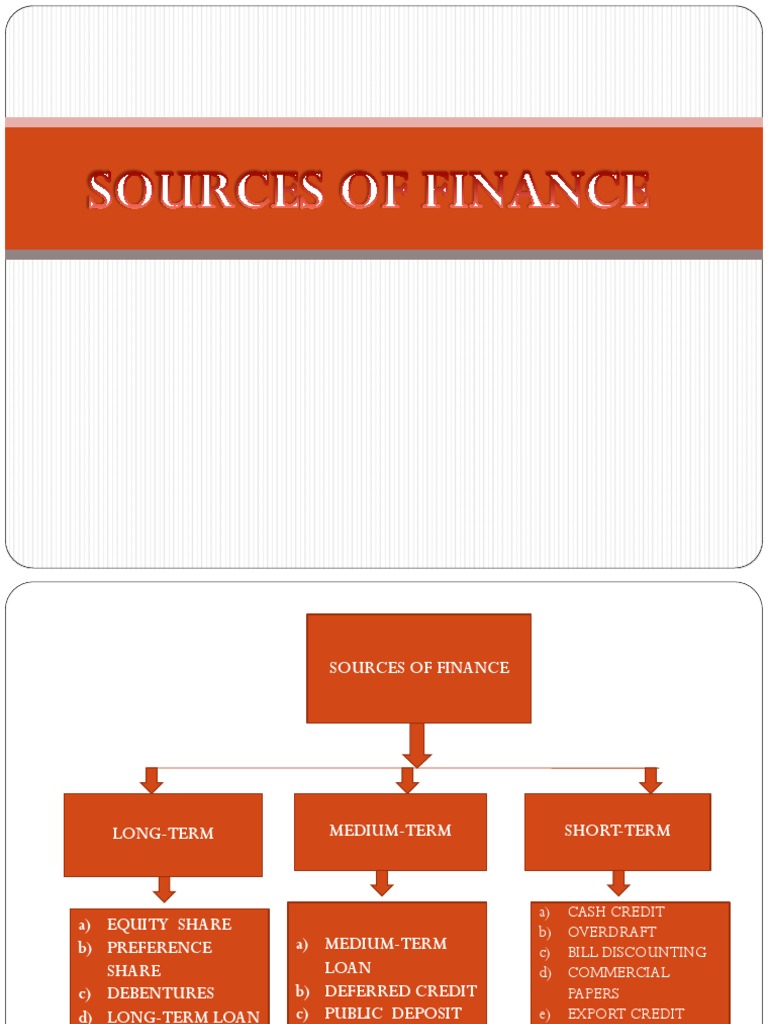 Types of Finance Sources Explained | PDF | American Depositary Receipt ...