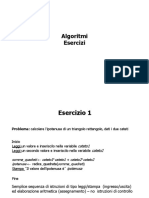 FI 01 Algoritmi-Esercizi