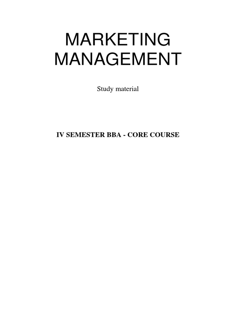 article review of marketing management pdf