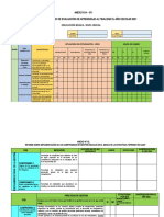 ANEXO 01A - 01I Informe Consolidado de Evaluación de Aprendizaje Al Finalizar El Año Escolar 2021