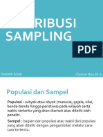 DISTRIBUSI SAMPLING