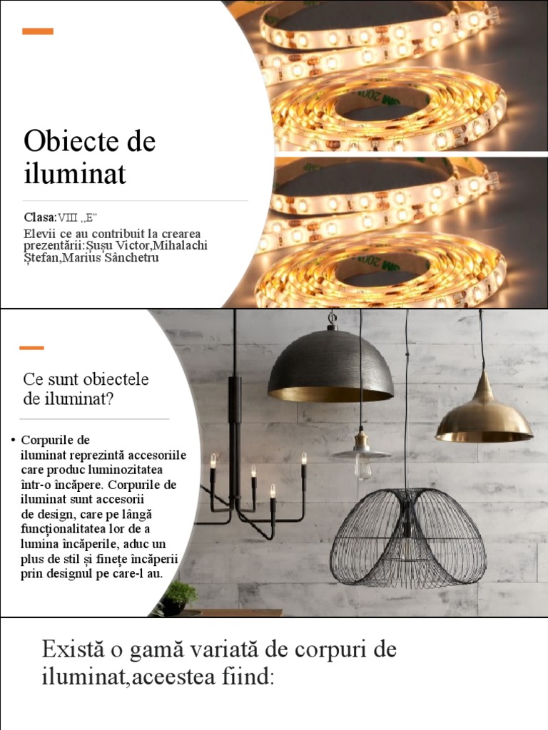 Obiecte de Iluminat | PDF