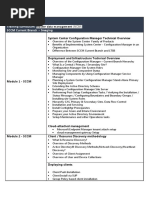 Master Data Management (MDM) : Training Curriculum: SCCM Current Branch + Imaging