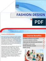 FASHION DESIGN Short Course Brochure
