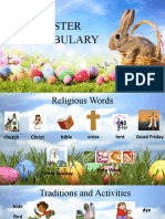 Easter Vocabulary 25 Words Related To Easter Picture Dictionaries - 115586