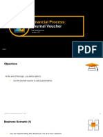 Financial Process:: Journal Voucher