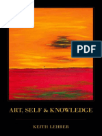 Art, Self and Knowledge - Keith Lehrer