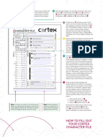 How To Fill Out Your Cortex Character File