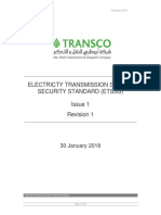 Electricity Transmission System Security of Supply Standard