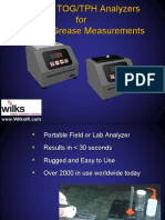 Infracal Tog/Tph Analyzers For Oil and Grease Measurements